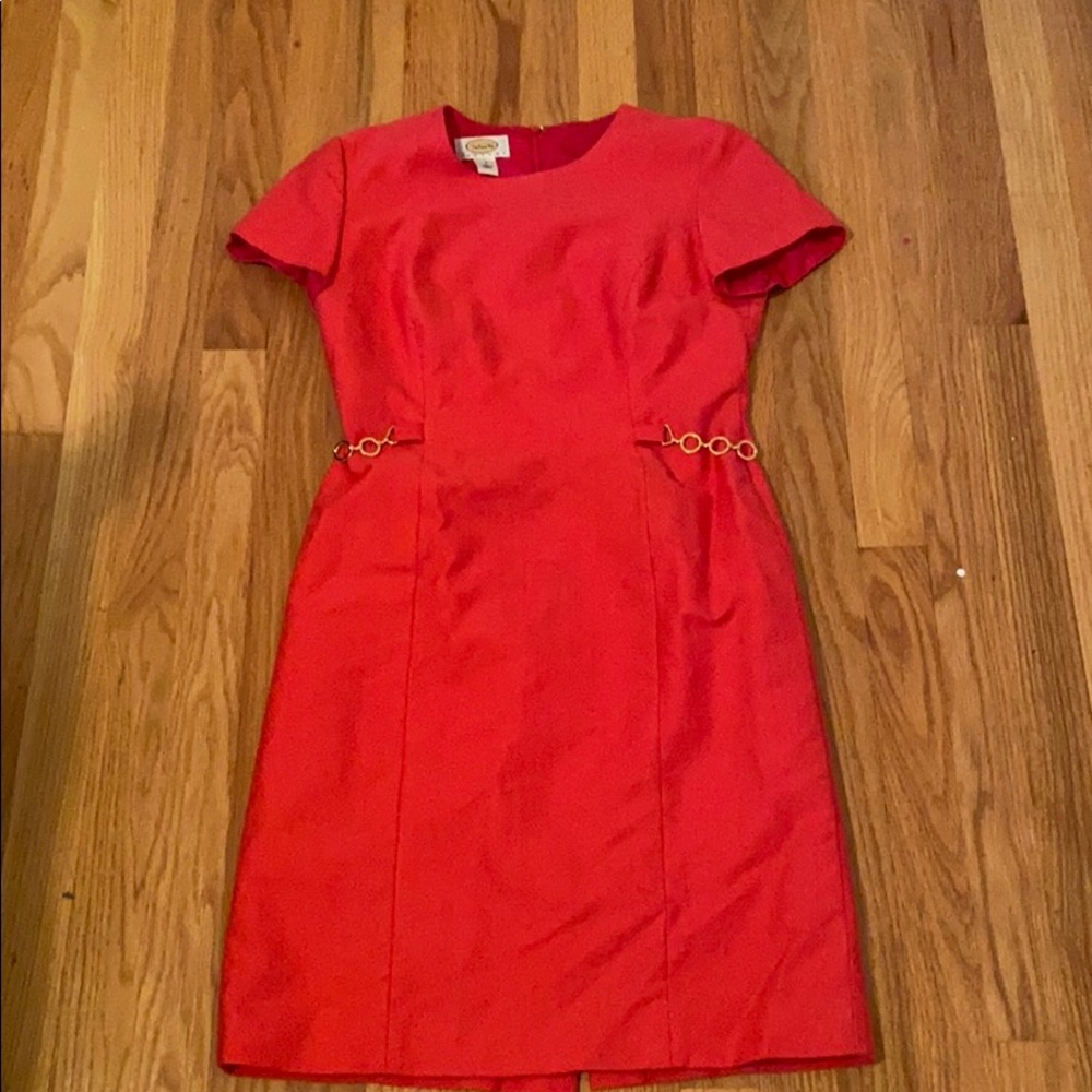 Talbots pink dress